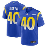 NFL Los Angeles Rams Jesse Luketa Team Game Jersey