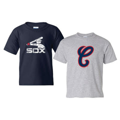 Chicago White Sox Soft as a Grape Youth Cooperstown 2-Pack T-Shirt Set - Navy/Gray