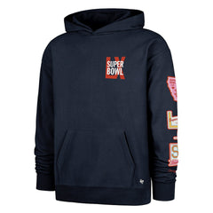 NFL New England Patriots Stoney Clover Lane x '47 Women's Super Bowl LX Patches Foundation Hoodie