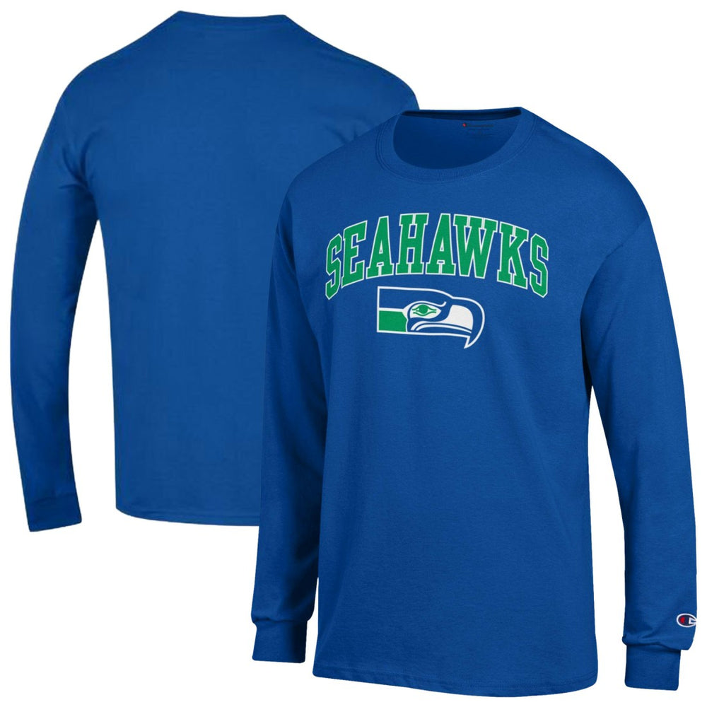 NFL Seattle Seahawks Arch Over Logo Long Sleeve T-Shirt