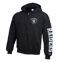 NFL Las Vegas Raiders Powerblend Fleece Full-Zip Hoodie