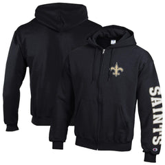 NFL New Orleans Saints Powerblend Fleece Full-Zip Hoodie