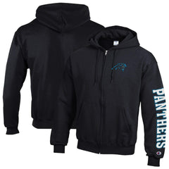 NFL Carolina Panthers Powerblend Fleece Full-Zip Hoodie