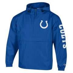 NFL Indianapolis Colts Packable Windbreaker Half-Zip Jacket