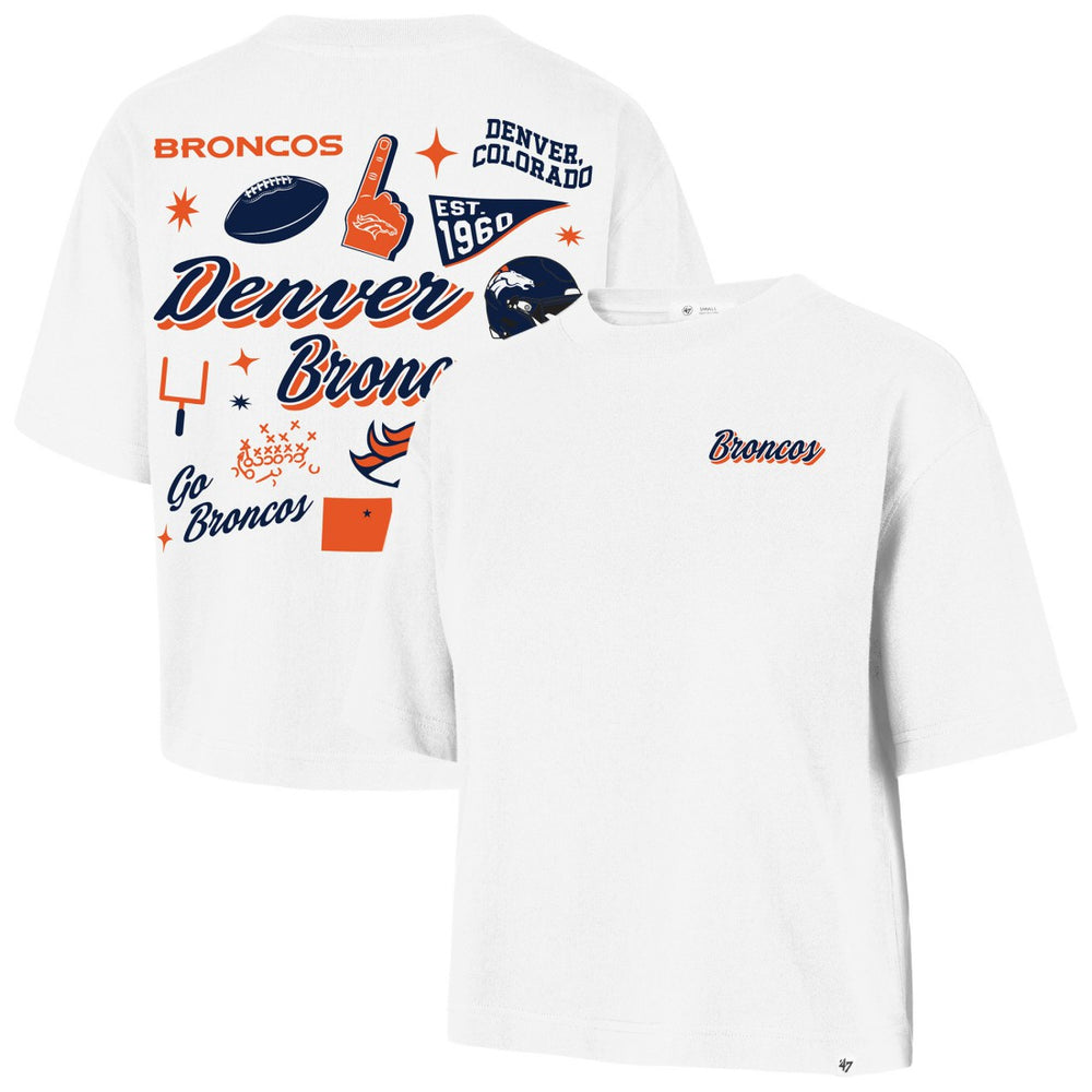 NFL Denver Broncos '47 Women's Collage Script Reed City T-Shirt