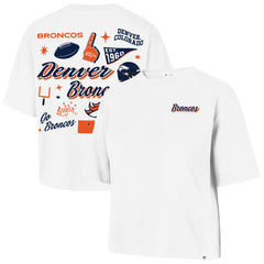 NFL Denver Broncos '47 Women's Collage Script Reed City T-Shirt