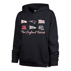 NFL New England Patriots '47 Women's Bow & Banners Naomi Hoodie