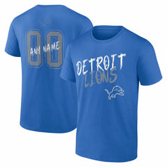 NFL Detroit Lions Hustle Personalized Name & Number T-Shirt