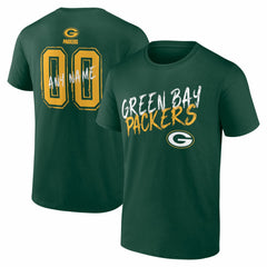 NFL Green Bay Packers Hustle Personalized Name & Number T-Shirt