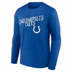 NFL Indianapolis Colts Hustle Personalized Name & Number Long Sleeve T-Shirt