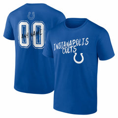 NFL Indianapolis Colts Hustle Personalized Name & Number T-Shirt