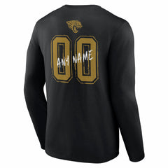 NFL Jacksonville Jaguars Hustle Personalized Name & Number Long Sleeve T-Shirt