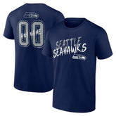 NFL Seattle Seahawks Hustle Personalized Name & Number T-Shirt