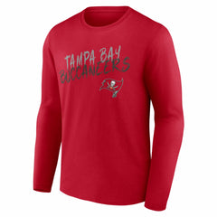 NFL Tampa Bay Buccaneers Hustle Personalized Name & Number Long Sleeve T-Shirt