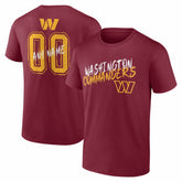 NFL Washington Commanders Hustle Personalized Name & Number T-Shirt
