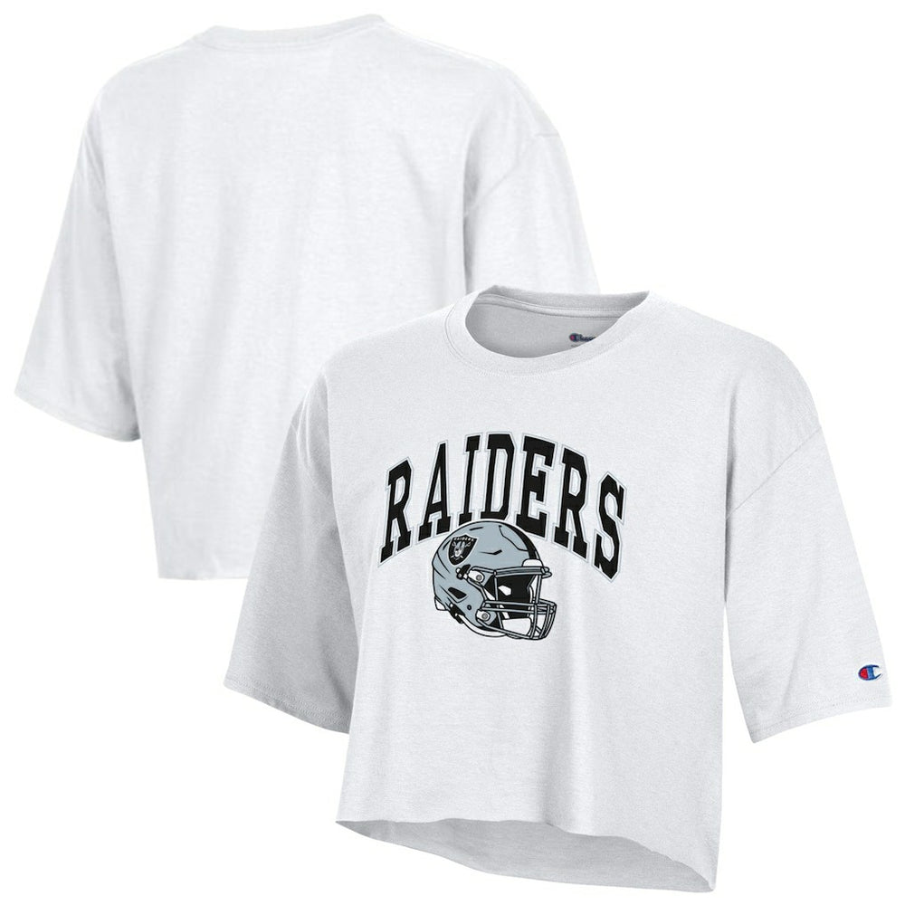 NFL Las Vegas Raiders Women's Boyfriend Cropped T-Shirt