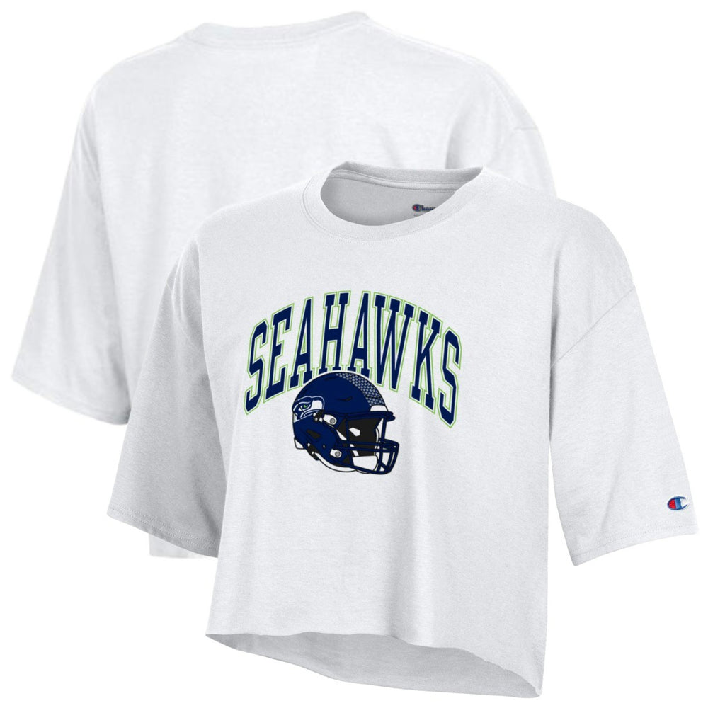 NFL Seattle Seahawks Women's Boyfriend Cropped T-Shirt