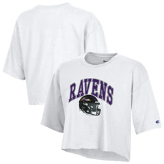 NFL Baltimore Ravens Women's Boyfriend Cropped T-Shirt