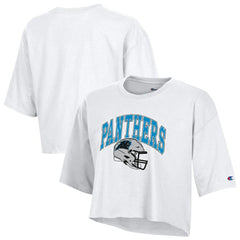 NFL Carolina Panthers Women's Boyfriend Cropped T-Shirt