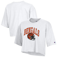 NFL Cincinnati Bengals Women's Boyfriend Cropped T-Shirt