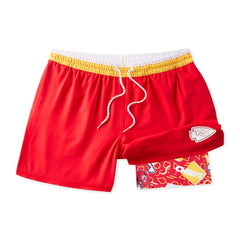 NFL Kansas City Chiefs Chubbies The Secret Lined Swim Trunks