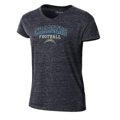 NFL Los Angeles Chargers Women's Triumph Tri-Blend V-Neck T-Shirt