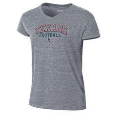 NFL Houston Texans Women's Triumph Tri-Blend V-Neck T-Shirt