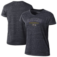 NFL Baltimore Ravens Women's Triumph Tri-Blend V-Neck T-Shirt