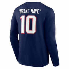 NFL New England Patriots Drake Maye Nickname Long Sleeve T-Shirt