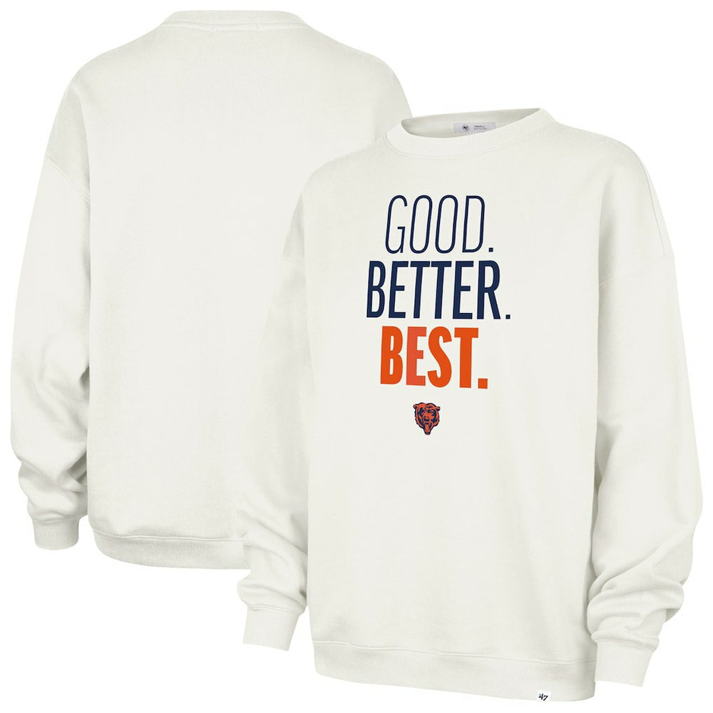 NFL Chicago Bears '47 Women's Good. Better. Best. Imprint Oversized Sweatshirt