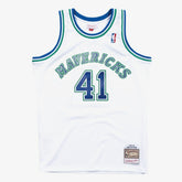 Dirk Nowitzki Dallas Mavericks 1998-99 Hardwood Classics Swingman Jersey sale - White | Mitchell & Ness cheap