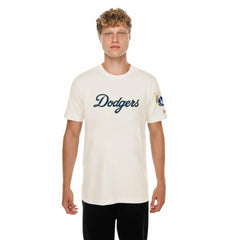 Los Angeles Dodgers 2026 Gold Collection Logo & Patch T-Shirt - Cream | New Era