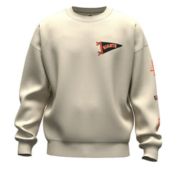 San Francisco Giants Unisex Spirit Jersey Fleece Crewneck Pennant Sweatshirt - Tan