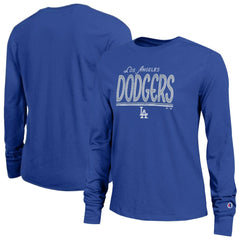 Los Angeles Dodgers Champion Women's Long Sleeve T-Shirt - Royal