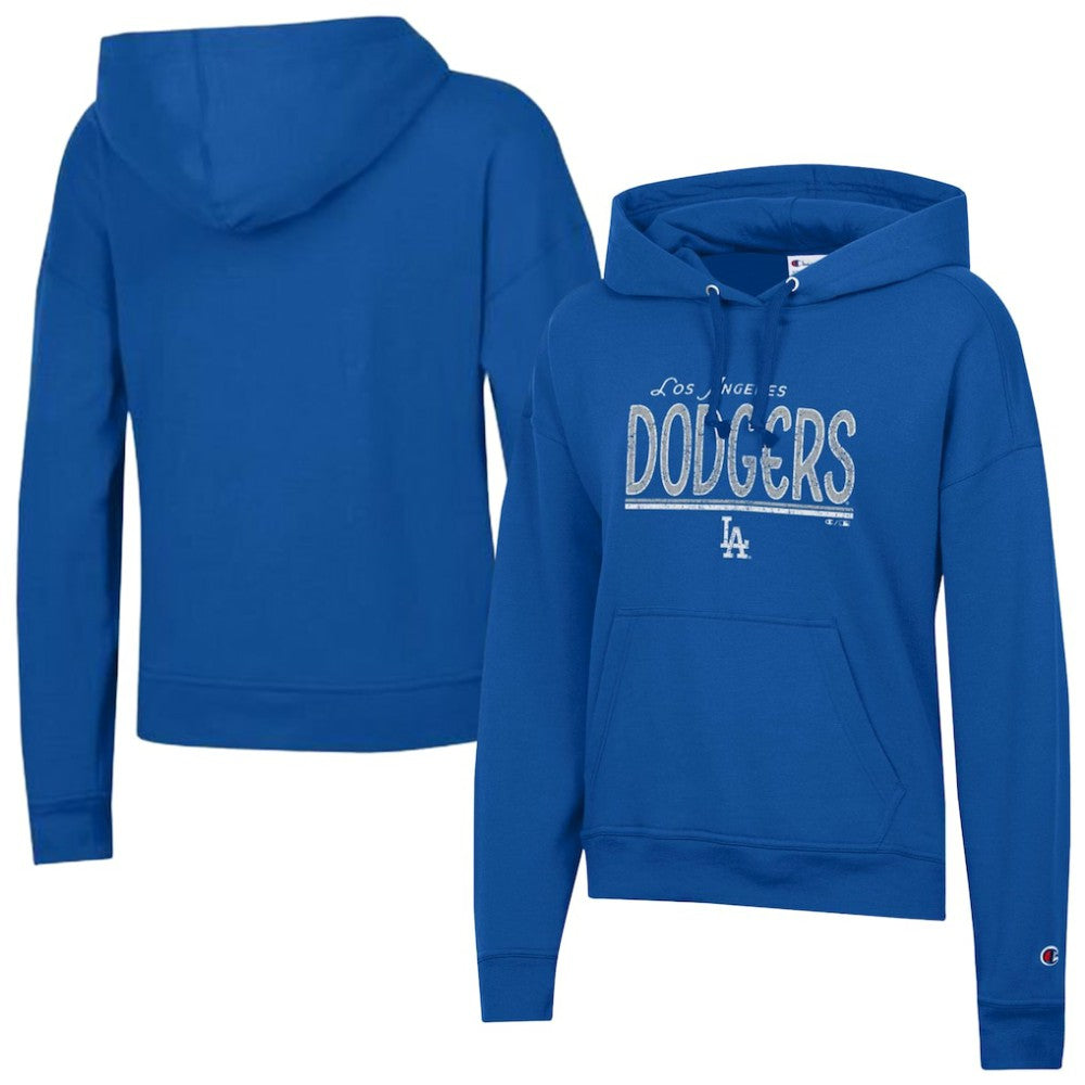 Los Angeles Dodgers Champion Women's Vintage Powerblend Hoodie - Royal
