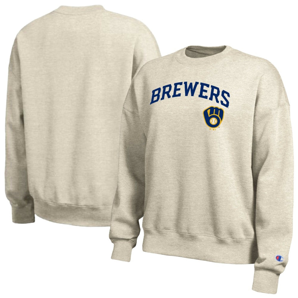 Milwaukee Brewers Champion Women's All-Star Sweatshirt - Oatmeal