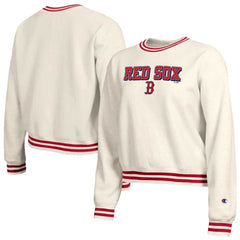 Boston Red Sox Champion Women's Reverse Weave Sweatshirt - Cream
