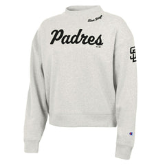 San Diego Padres Champion Women's Triumph Tri-Blend Sweatshirt - Stone