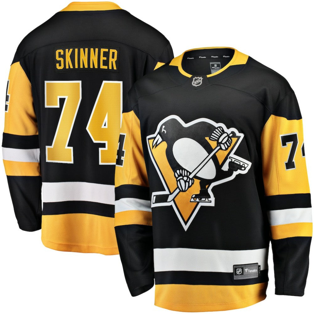 Stuart Skinner Pittsburgh Penguins Fanatics Home Breakaway Jersey