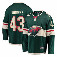 Quinn Hughes Minnesota Wild Fanatics Home Breakaway Jersey