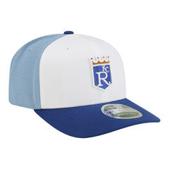 Kansas City Royals Player Replica 9SEVENTY Adjustable Hat - White/Light Blue | New Era