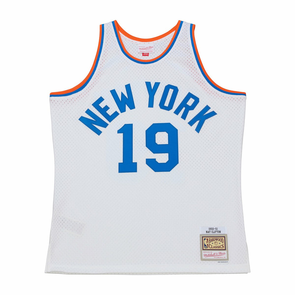 Nathaniel Clifton New York Knicks 1950-51 Pioneers Swingman Jersey - White | Mitchell & Ness online