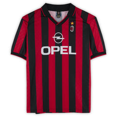 Frank Rijkaard AC Milan Autographed Red/Black Home Jersey / Soccer Online