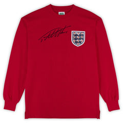 Sir Geoff Hurst England National Team Autographed 1966 Score Draw Jersey / Soccer Discount
