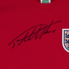 Sir Geoff Hurst England National Team Autographed 1966 Score Draw Jersey / Soccer Discount