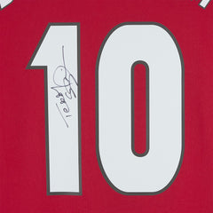 Teddy Sheringham Manchester United Autographed 1999 Red UEFA Champions League Home Jersey / Soccer Outlet