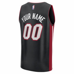 Miami Heat Fastbreak Custom Jersey - Icon Edition - Black | Fanatics shop