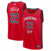 Derik Queen New Orleans Pelicans Fast Break Replica Player Jersey - Statement Edition - Red | Fanatics online