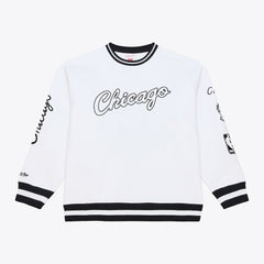 Chicago Bulls Hardwood Classics Arctic Fleece Sweatshirt - White | Mitchell & Ness shop
