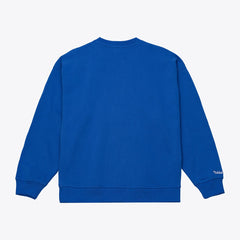 New York Knicks Women's Hardwood Classics Script Lightweight Sweatshirt - Royal | Mitchell & Ness sale
